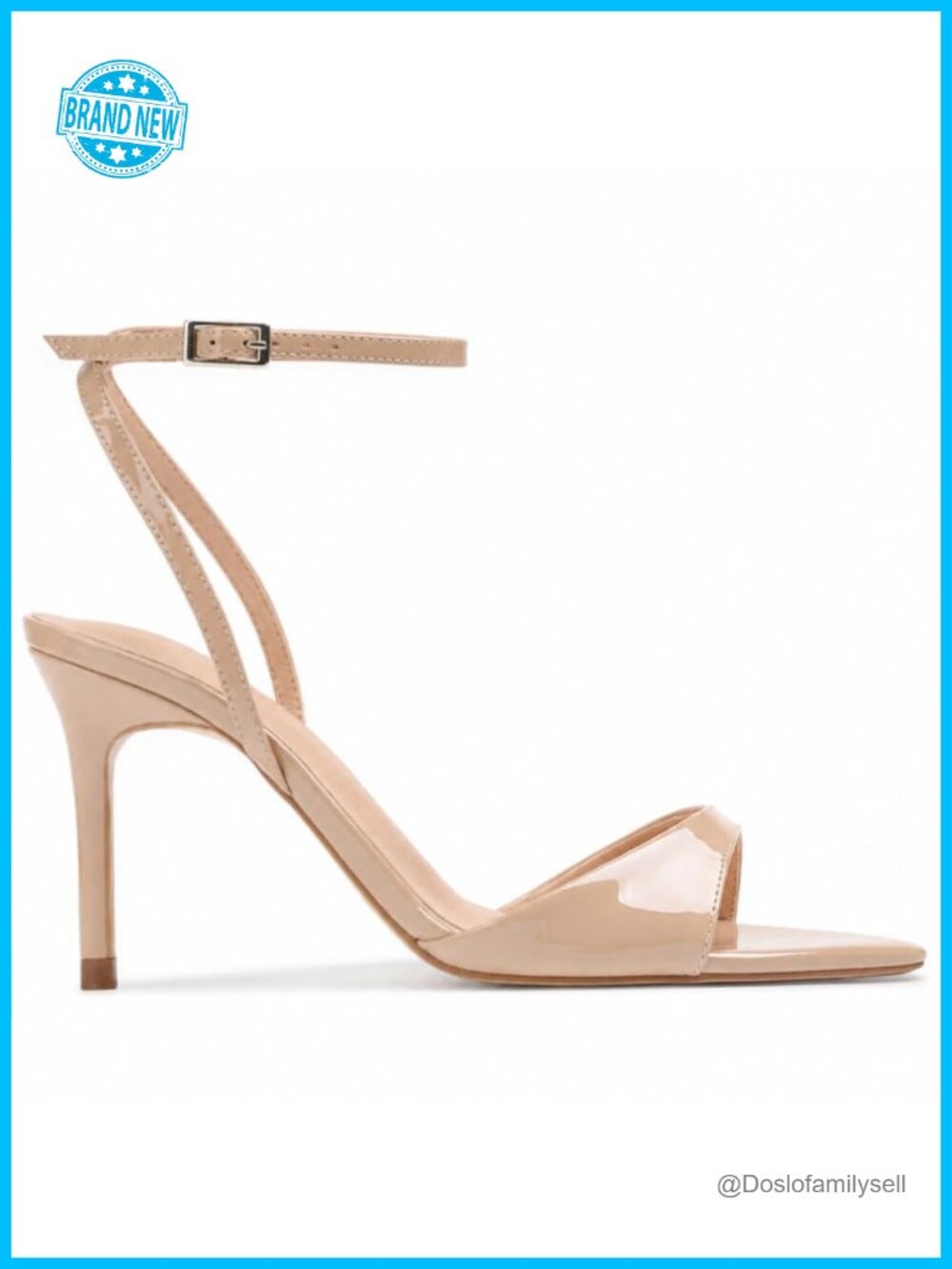 High Heels Pointed Toe Stiletto Dress Heeled Sandals Synthetic Leather